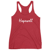 Women's Racerback Tank - Hopewell - White - 506 Apparel