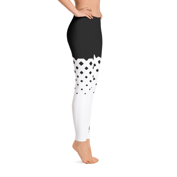 Leggings - Diamond - Black/White - 506 Apparel