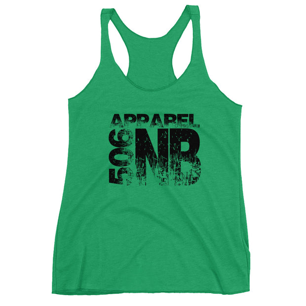 Women's Racerback Tank - NB - Black - 506 Apparel