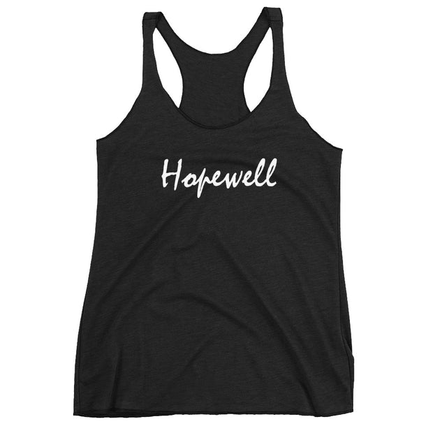 Women's Racerback Tank - Hopewell - White - 506 Apparel