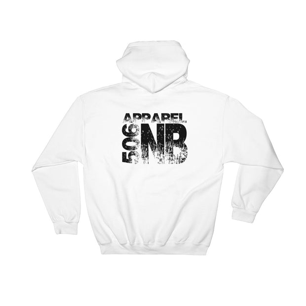 Hooded Sweatshirt - NB - Backside - Black - 506 Apparel