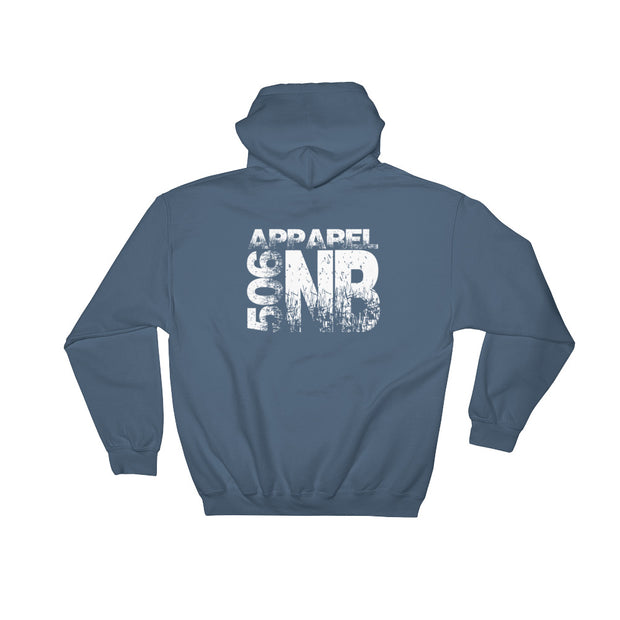 Hooded Sweatshirt - NB - Backside - White - 506 Apparel