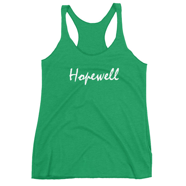 Women's Racerback Tank - Hopewell - White - 506 Apparel