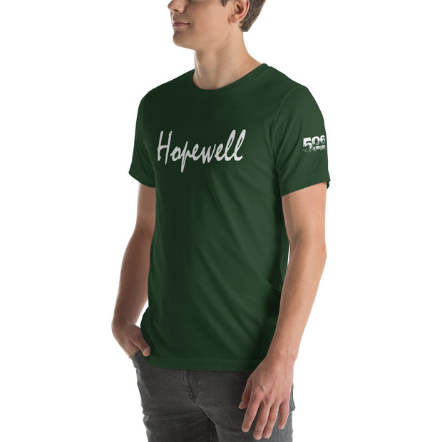 Short-Sleeve Unisex T-Shirt - Hopewell - White - 506 Apparel
