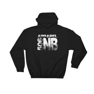 Hooded Sweatshirt - NB - Backside - White - 506 Apparel