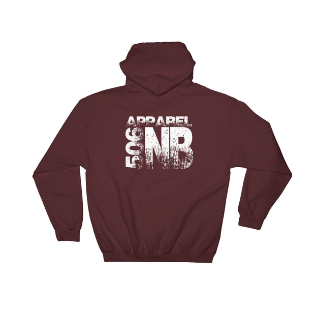 Hooded Sweatshirt - NB - Backside - White - 506 Apparel
