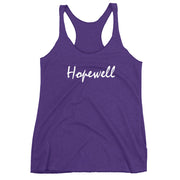 Women's Racerback Tank - Hopewell - White - 506 Apparel
