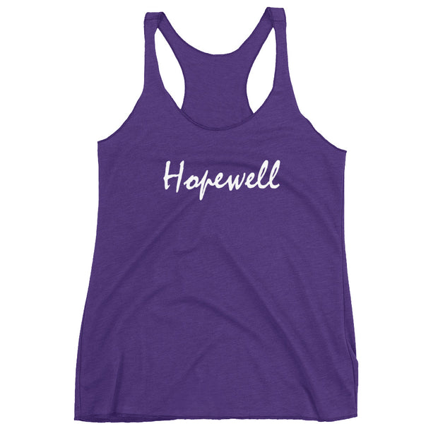 Women's Racerback Tank - Hopewell - White - 506 Apparel