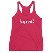 Women's Racerback Tank - Hopewell - White - 506 Apparel