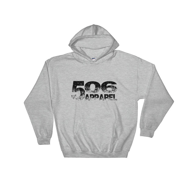 Hooded Sweatshirt - Black - 506 Apparel