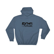Hooded Sweatshirt - Backside - Black - 506 Apparel