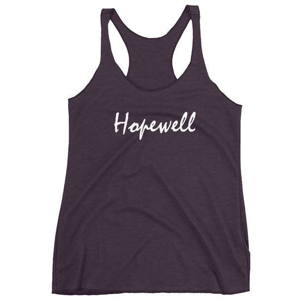 Women's Racerback Tank - Hopewell - White - 506 Apparel