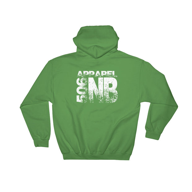 Hooded Sweatshirt - NB - Backside - White - 506 Apparel
