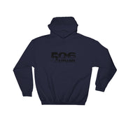 Hooded Sweatshirt - Backside - Black - 506 Apparel