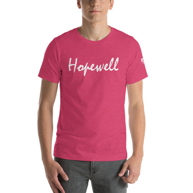 Short-Sleeve Unisex T-Shirt - Hopewell - White - 506 Apparel