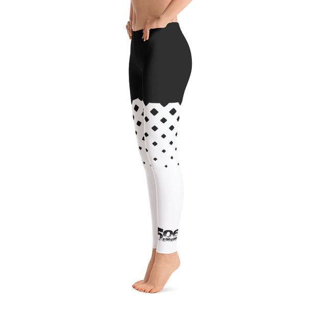 Leggings - Diamond - Black/White - 506 Apparel