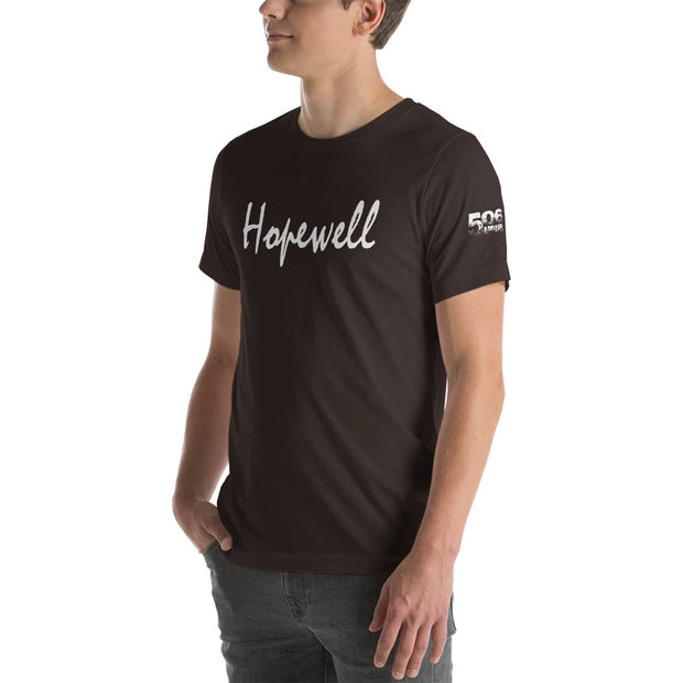 Short-Sleeve Unisex T-Shirt - Hopewell - White - 506 Apparel