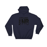 Hooded Sweatshirt - NB - Backside - Black - 506 Apparel