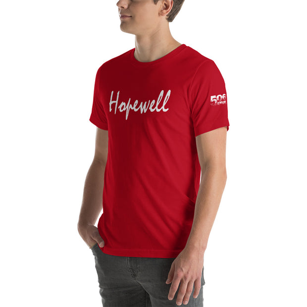 Short-Sleeve Unisex T-Shirt - Hopewell - White - 506 Apparel