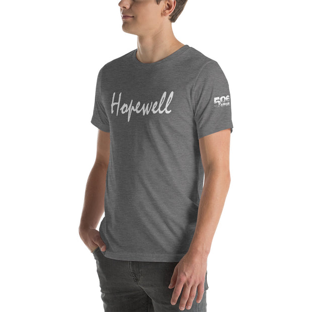 Short-Sleeve Unisex T-Shirt - Hopewell - White - 506 Apparel
