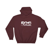 Hooded Sweatshirt - Backside - White - 506 Apparel