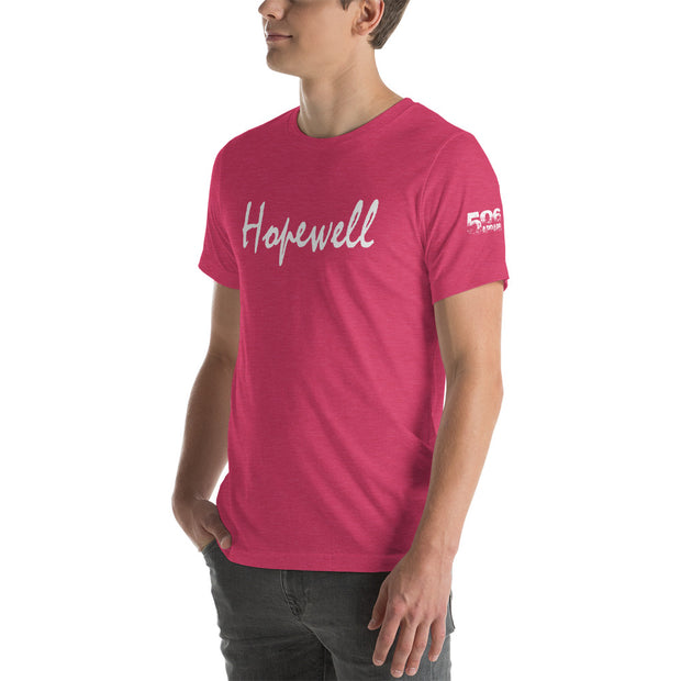 Short-Sleeve Unisex T-Shirt - Hopewell - White - 506 Apparel