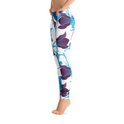 Leggings - Blue Floral - 506 Apparel