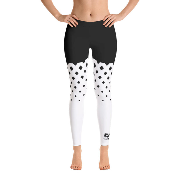 Leggings - Diamond - Black/White - 506 Apparel