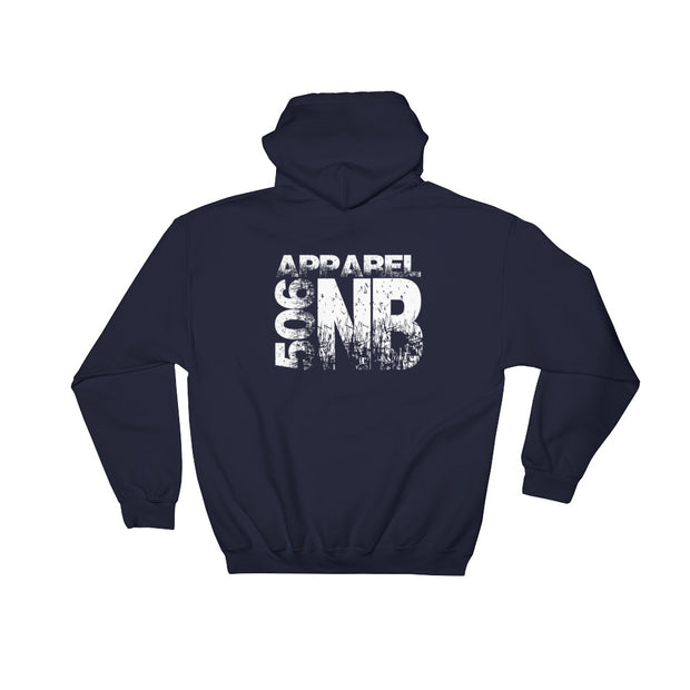 Hooded Sweatshirt - NB - Backside - White - 506 Apparel