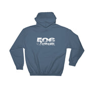 Hooded Sweatshirt - Backside - White - 506 Apparel