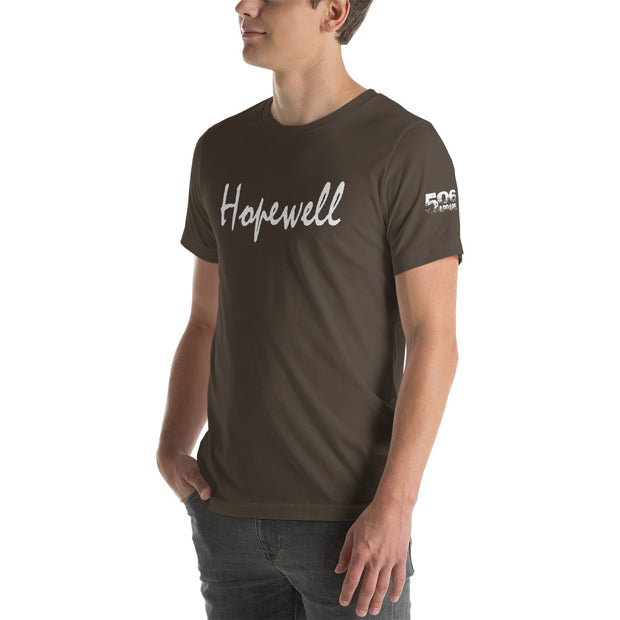 Short-Sleeve Unisex T-Shirt - Hopewell - White - 506 Apparel