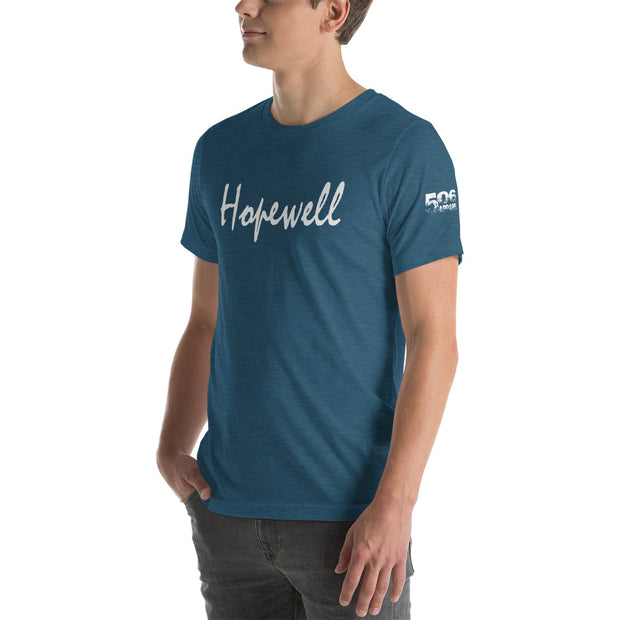 Short-Sleeve Unisex T-Shirt - Hopewell - White - 506 Apparel