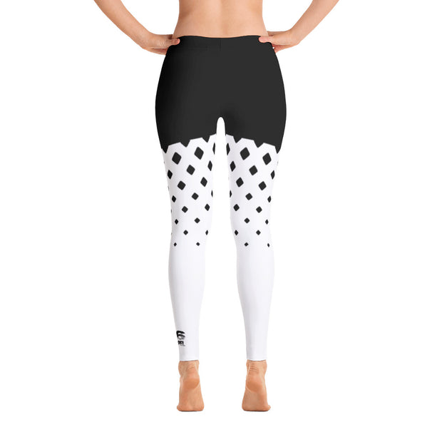 Leggings - Diamond - Black/White - 506 Apparel