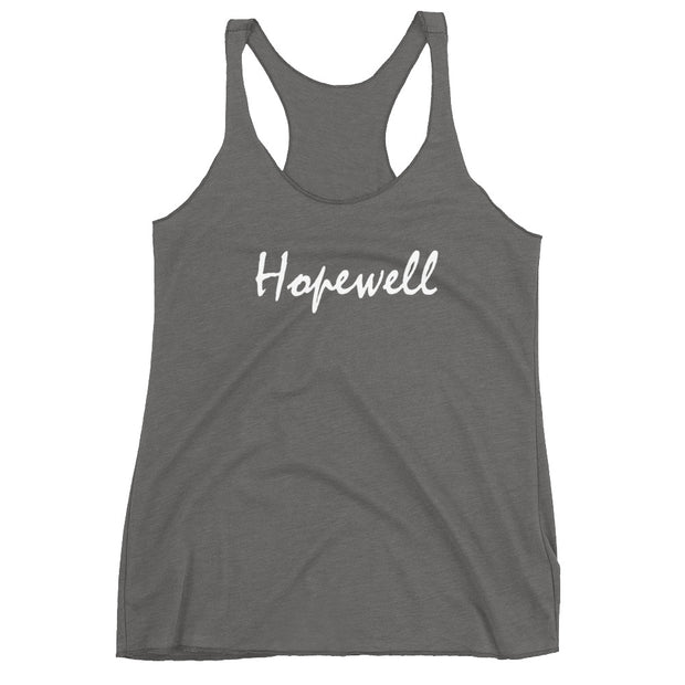 Women's Racerback Tank - Hopewell - White - 506 Apparel