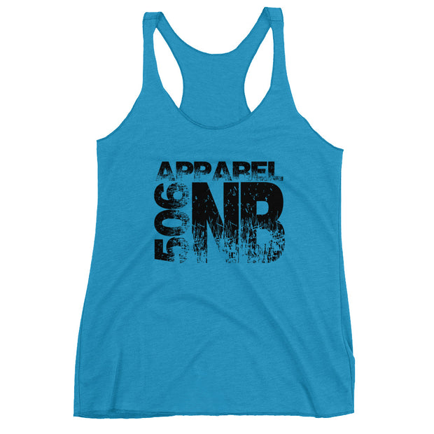Women's Racerback Tank - NB - Black - 506 Apparel