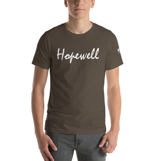 Short-Sleeve Unisex T-Shirt - Hopewell - White - 506 Apparel