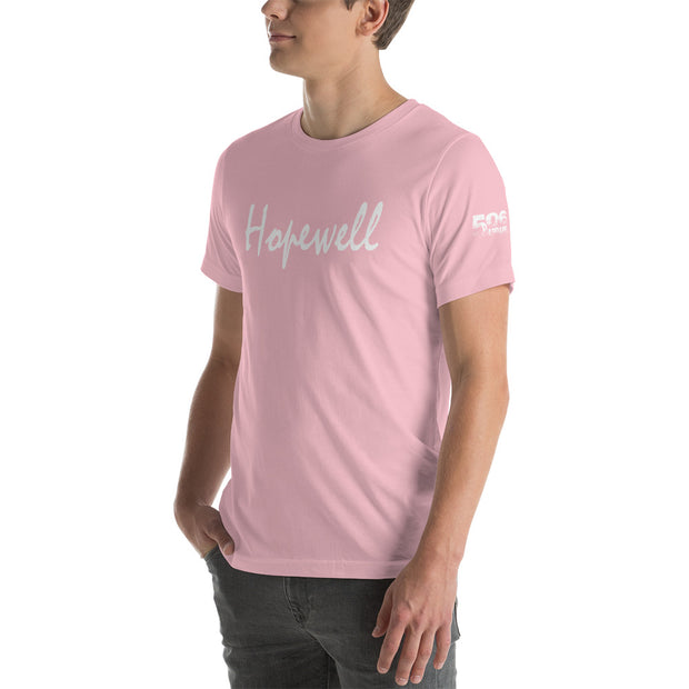 Short-Sleeve Unisex T-Shirt - Hopewell - White - 506 Apparel