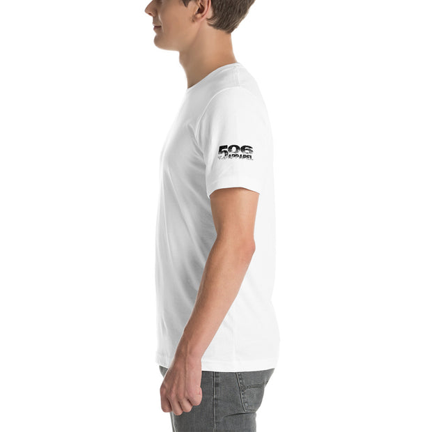Short-Sleeve Unisex T-Shirt - Plain - Black - 506 Apparel