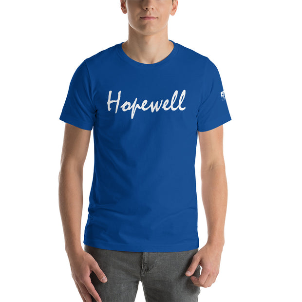 Short-Sleeve Unisex T-Shirt - Hopewell - White - 506 Apparel
